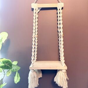 Hobby Lobby Macrame Hanging Shelf